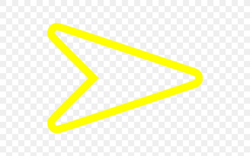 Product Design Line Triangle, PNG, 512x512px, Triangle, Area, Material, Rectangle, Yellow Download Free