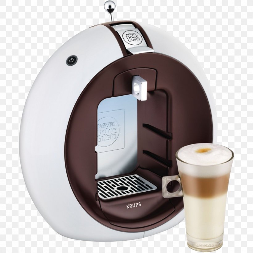 Dolce Gusto Coffee Espresso Latte Nescafé, PNG, 1000x1000px, Dolce Gusto, Coffee, Coffeemaker, Drip Coffee Maker, Espresso Download Free