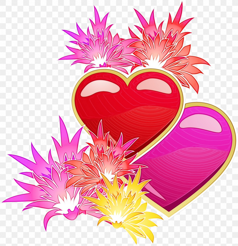 Pink Heart Plant Love Petal, PNG, 1546x1600px, Flower Heart, Flower, Heart, Love, Magenta Download Free