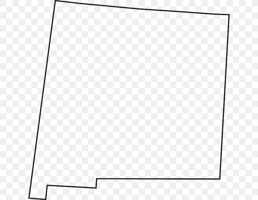 New Mexico Oklahoma Blank Map, PNG, 640x636px, New Mexico, Area, Black, Black And White, Blank Map Download Free