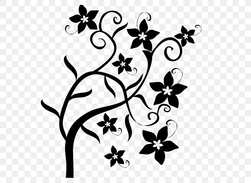 Sticker Paper Coloring Book Clip Art, PNG, 600x600px, Sticker, Black, Black And White, Branch, Butterfly Download Free