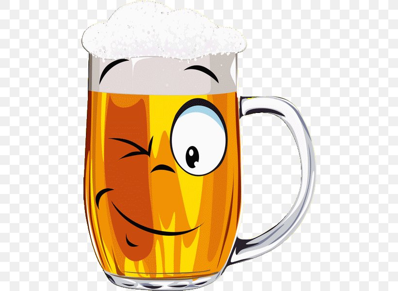 Beer Glasses Emoticon Smiley Clip Art, PNG, 485x600px, Beer, Alcoholic Drink, Beer Glass, Beer Glasses, Beer Stein Download Free