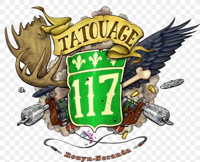 Tatouages 117 Tattoo Avenue Principale Telephone Noranda, PNG, 982x800px, Tattoo, Brand, Crest, Logo, Quebec Download Free