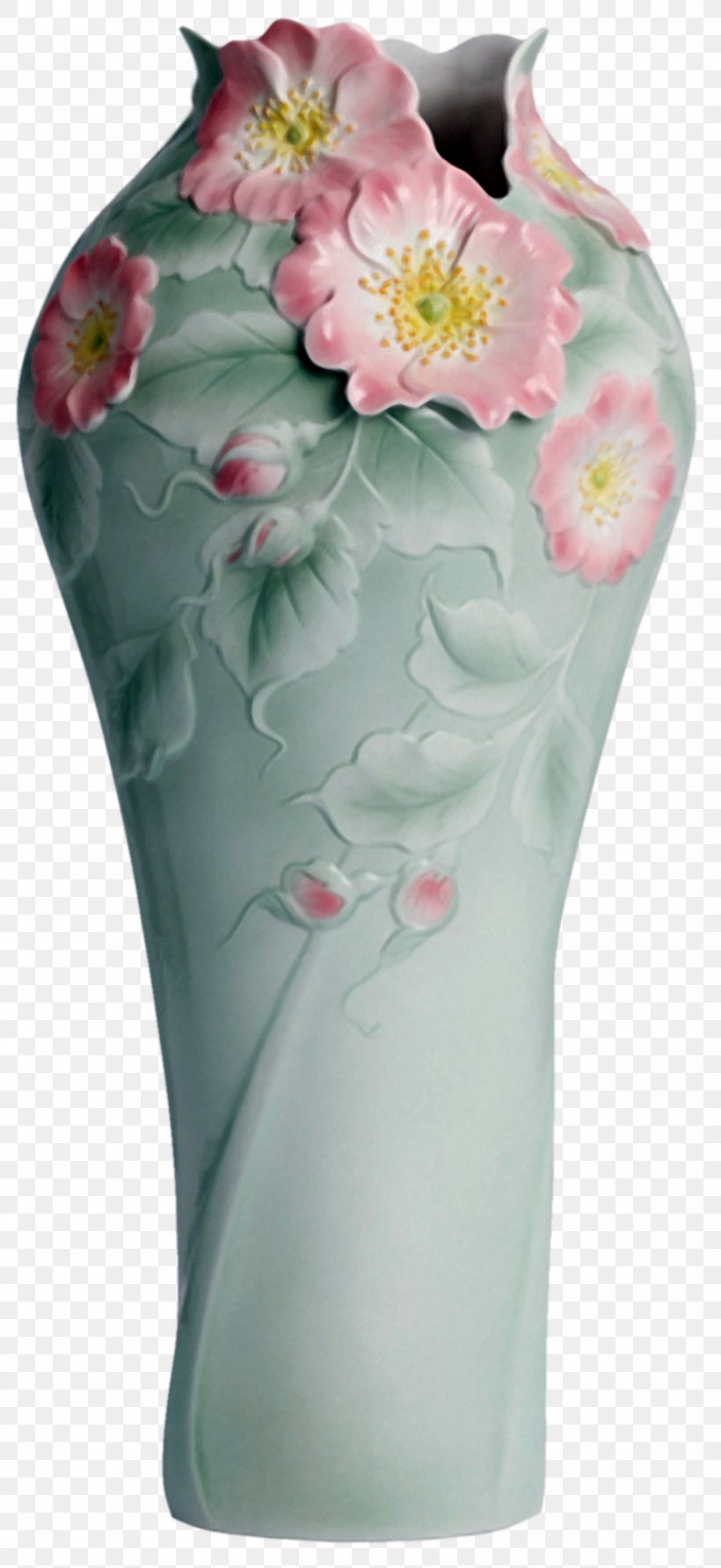 Tulip Vase Decorative Arts Pottery Ceramic, PNG, 892x1940px, Vase, Artifact, Ceramic, Ceramic Glaze, Decorative Arts Download Free