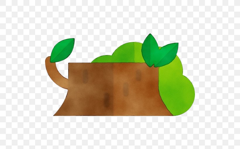 Green Leaf Plant Clover Symbol, PNG, 512x512px, Watercolor, Clover, Green, Leaf, Logo Download Free