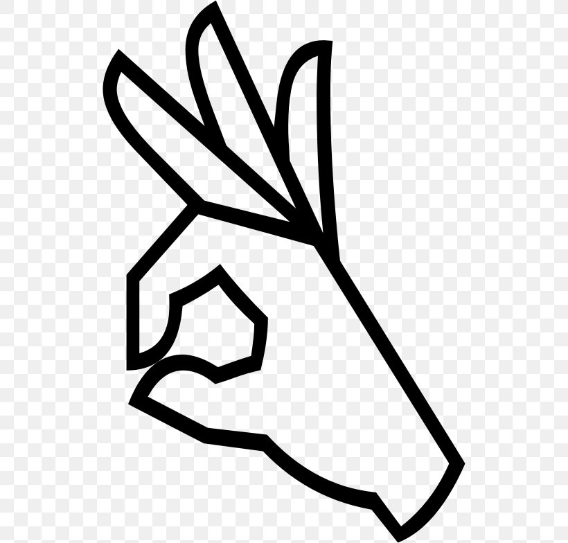 OK Thumb Signal Hand Clip Art, PNG, 524x784px, Thumb Signal, Aok, Artwork, Black, Black And White Download Free