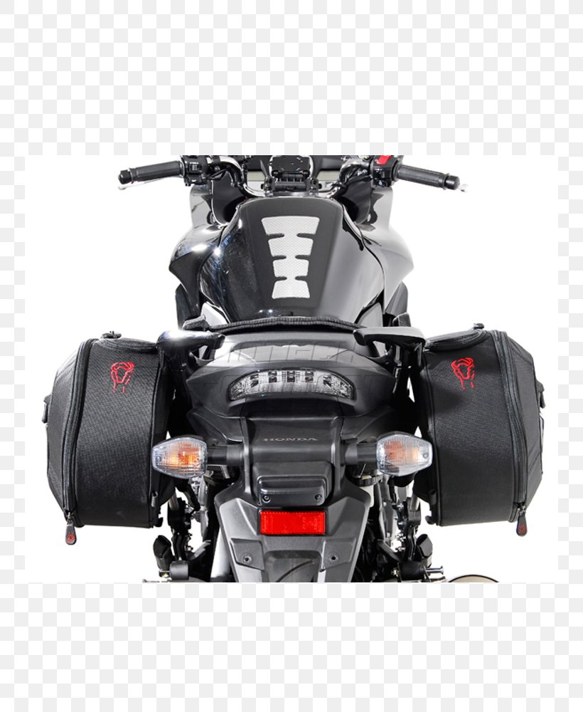 Saddlebag Honda Motorcycle Accessories Exhaust System Motorcycle Fairing, PNG, 750x1000px, Saddlebag, Automotive Exterior, Car, Exhaust System, Hardware Download Free