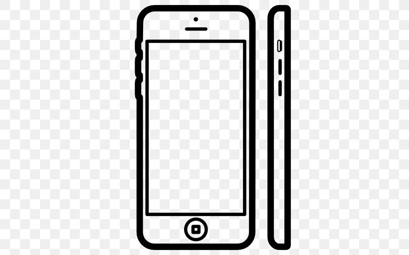 IPhone 4S IPhone 5 Samsung Galaxy Note II Feature Phone, PNG, 512x512px, Iphone 4s, Area, Black, Black And White, Communication Device Download Free