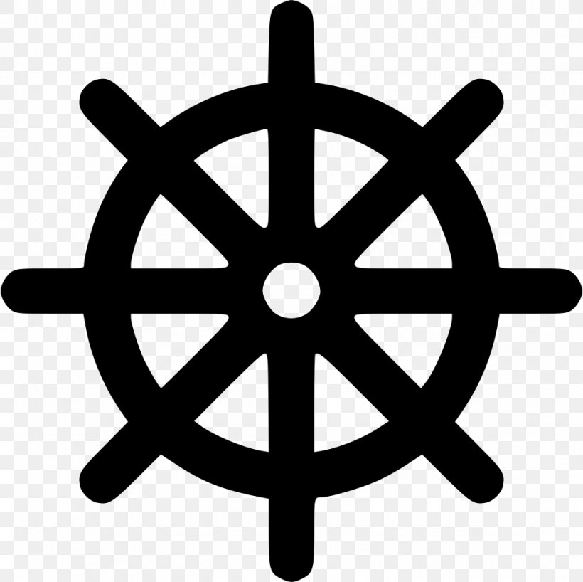 Ship Wheel Tattoo, PNG, 982x980px, Dharmachakra, Black And White, Buddhism, Dharma, Symbol Download Free