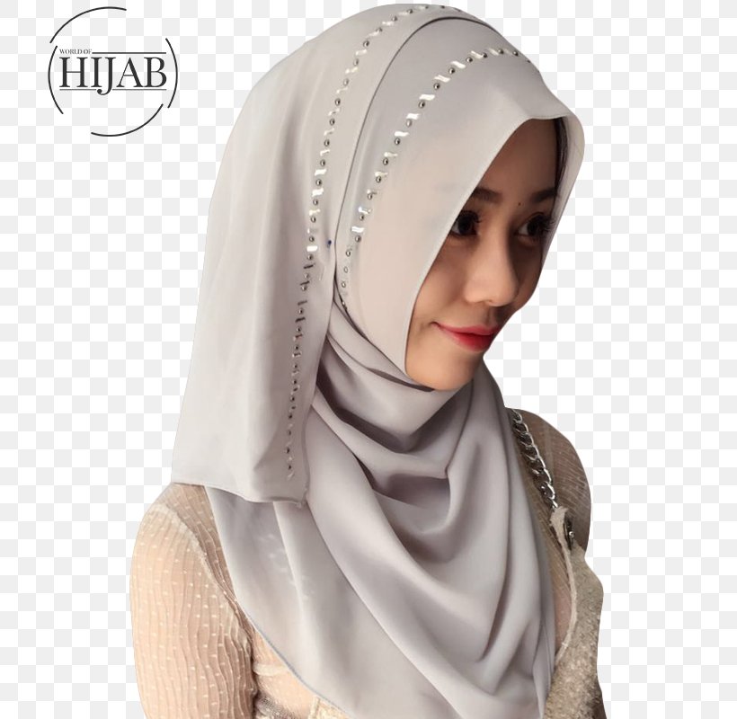 Headscarf Hijab Muslim Turban, PNG, 737x800px, Headscarf, Beige, Chiffon, Clothing, Foulard Download Free