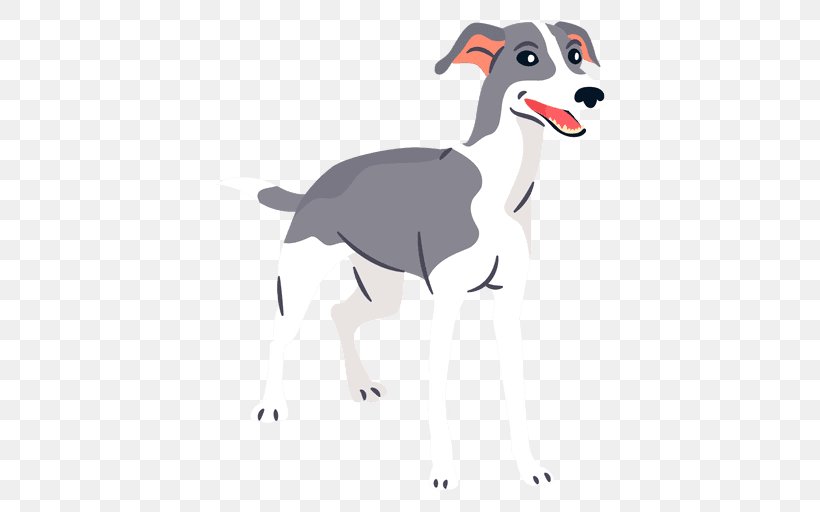 Italian Greyhound Whippet Illustration Dog Breed, PNG, 512x512px, Italian Greyhound, Art, Canidae, Carnivore, Cartoon Download Free