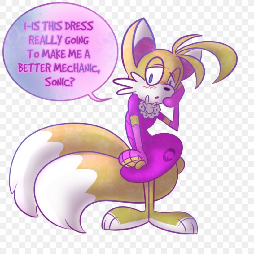Tails Sonic Forces The Dress Clothing, PNG, 894x894px, Tails, Amy Rose, Cartoon, Clothing, Crossdressing Download Free