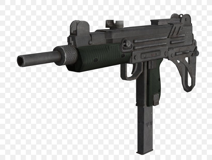 Uzi Firearm Call Of Duty: Black Ops II Weapon, PNG, 820x620px, Watercolor, Cartoon, Flower, Frame, Heart Download Free
