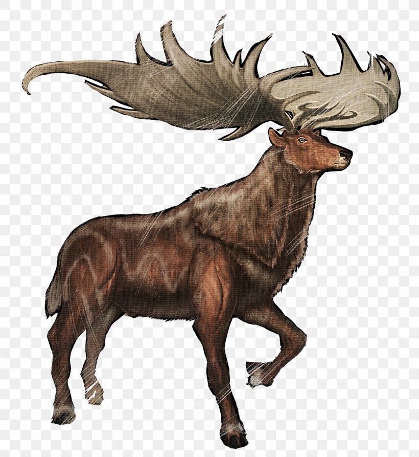 ARK: Survival Evolved Yutyrannus Irish Elk Reindeer, PNG, 1384x1508px, Ark Survival Evolved, Android, Animal, Antler, Cattle Like Mammal Download Free