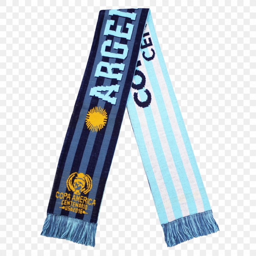 Copa América Centenario Scarf Argentina National Football Team Knitting, PNG, 1000x1000px, Scarf, Argentina, Argentina National Football Team, Copa America, Electric Blue Download Free