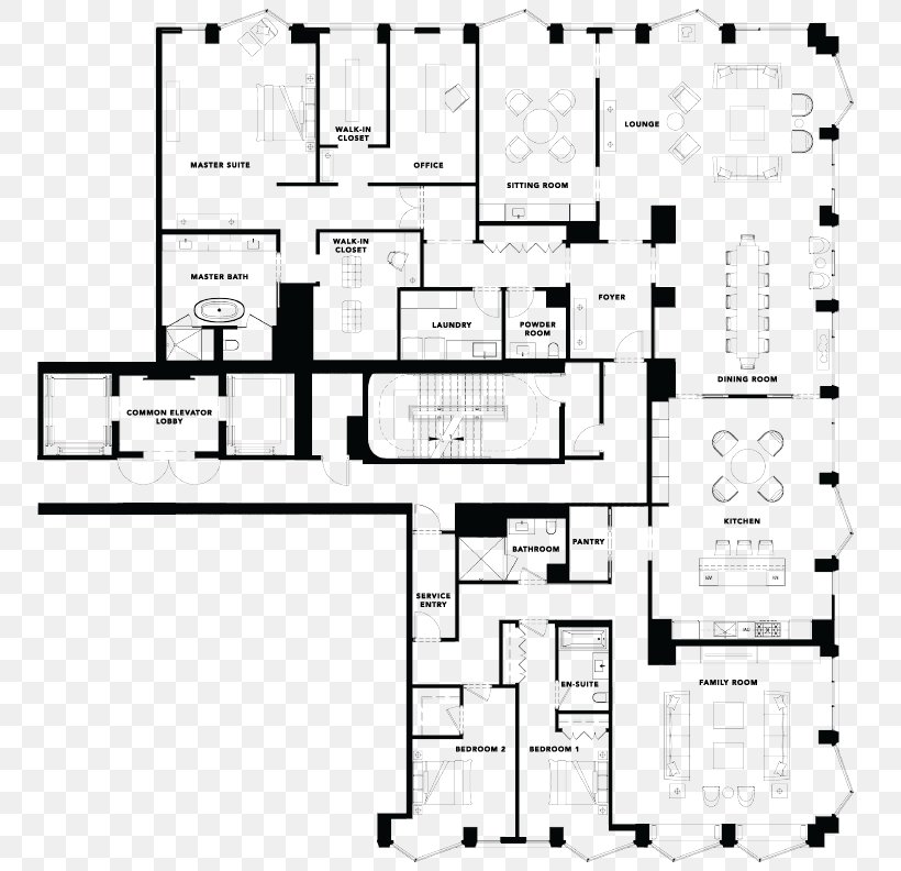 Floor Plan Line, PNG, 790x792px, Floor Plan, Area, Black And White, Diagram, Drawing Download Free