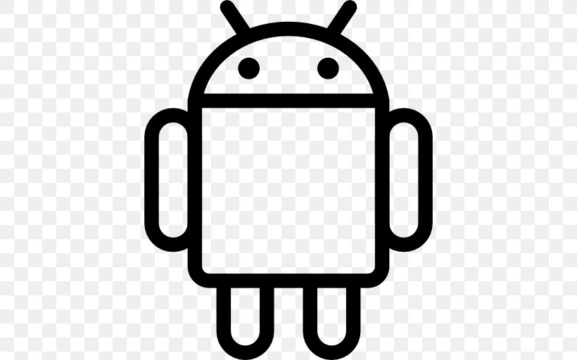Android, PNG, 512x512px, Android, Area, Black, Black And White, Handheld Devices Download Free