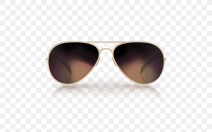 Aviator Sunglasses Ray-Ban Clip Art, PNG, 512x512px, Aviator Sunglasses, Beige, Brown, Clothing Accessories, Eyewear Download Free