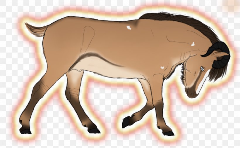 Cattle Mustang Canidae Dog Wildlife, PNG, 1024x634px, Cattle, Canidae, Carnivoran, Cattle Like Mammal, Cow Goat Family Download Free
