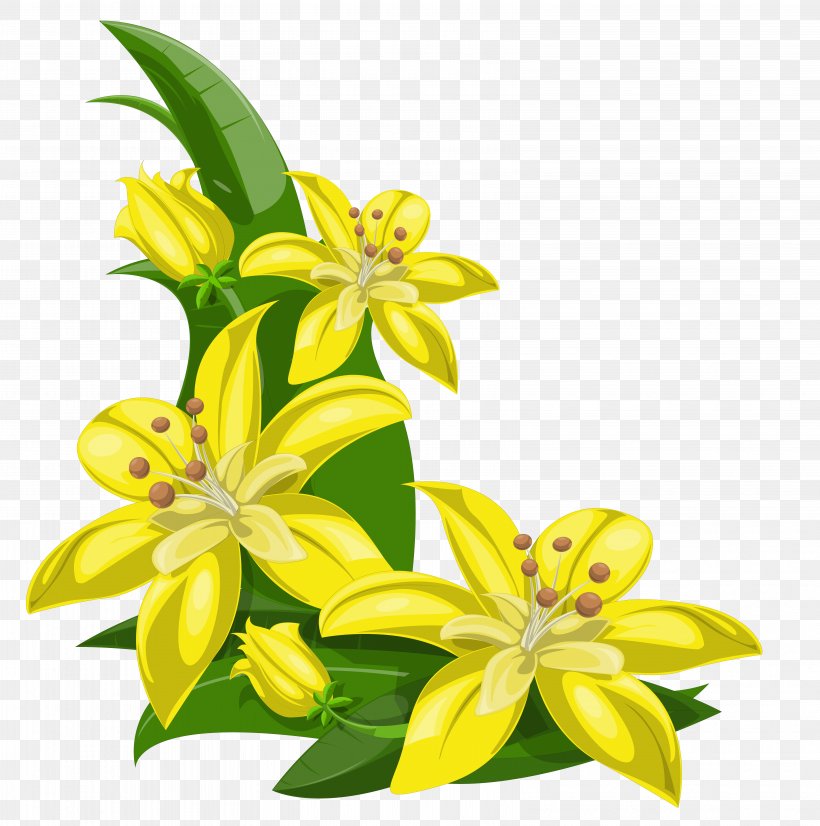 Flower Yellow Clip Art, PNG, 6417x6469px, Flower, Artificial Flower, Cut Flowers, Drawing, Flower Bouquet Download Free