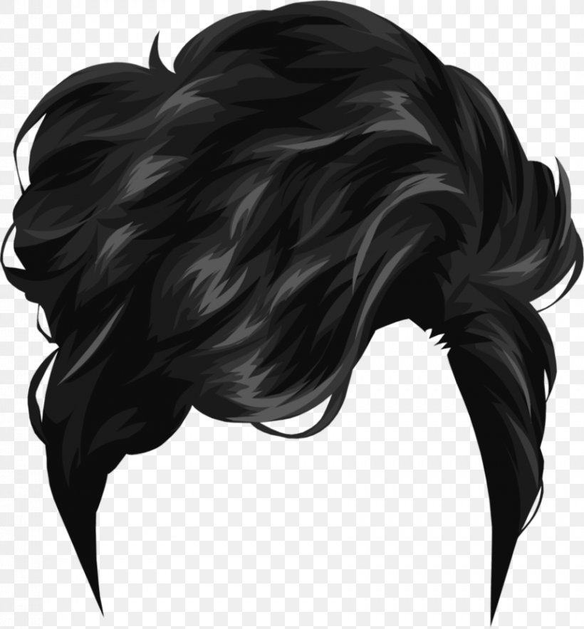 Hairstyle Hair Clipper Clip Art, PNG, 861x929px, Hair, Beard, Black, Black And White, Black Hair Download Free