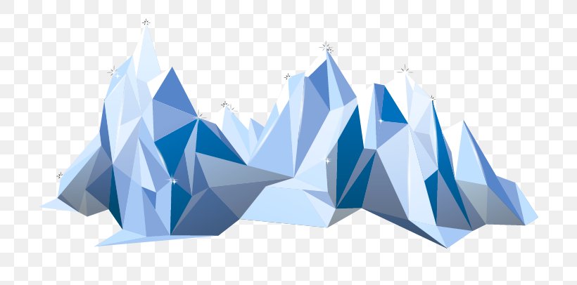 Iceberg Euclidean Vector Polygon, PNG, 710x406px, Iceberg, Blue, Geometric Shape, Geometry, Glacier Download Free