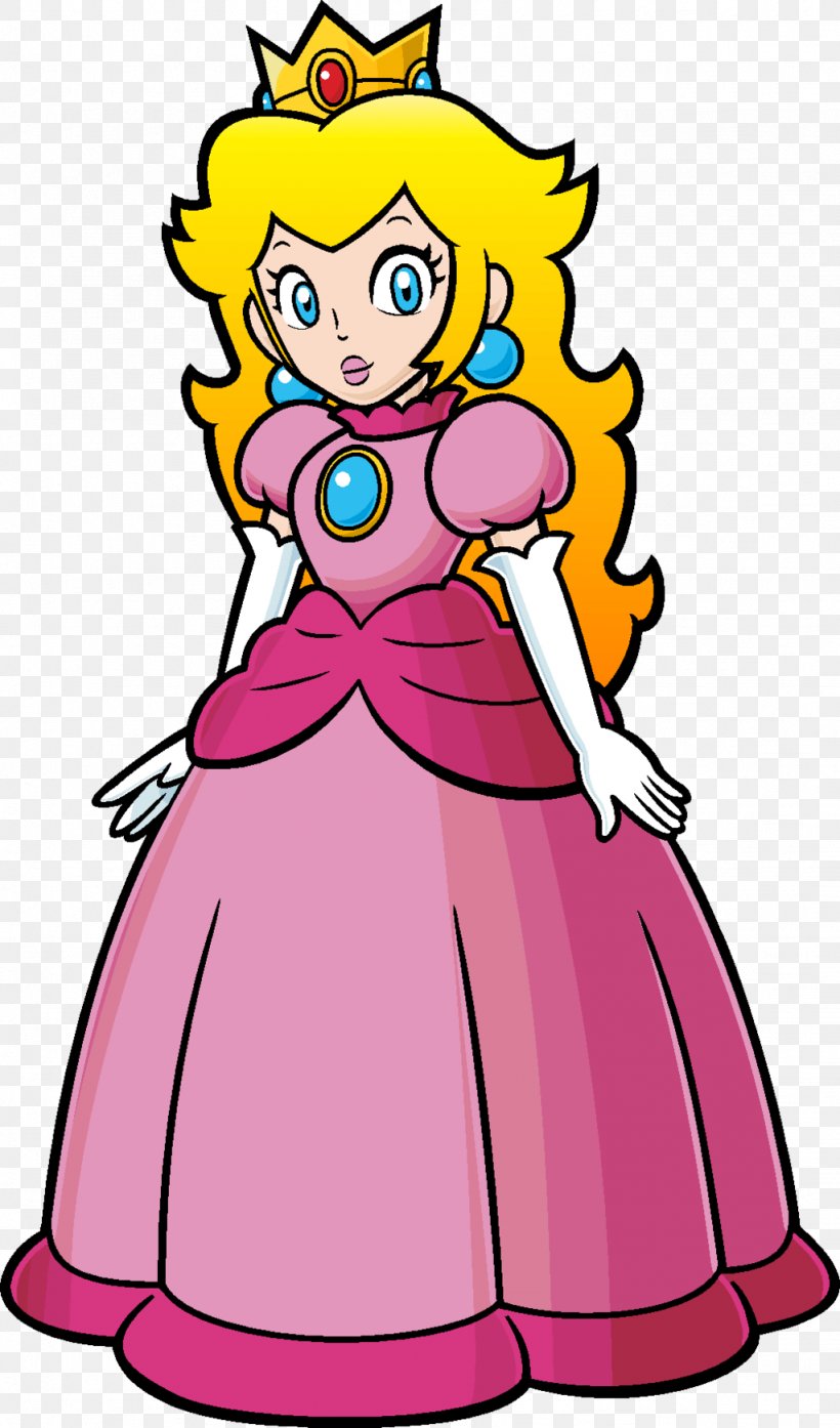 Super Princess Peach Princess Daisy Super Mario Bros., PNG, 1024x1741px, Princess Peach, Art, Artwork, Bowser, Dress Download Free