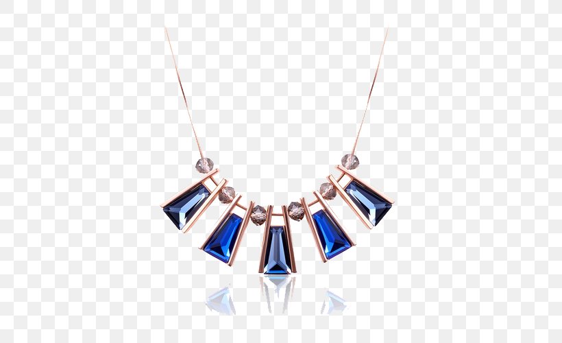Necklace Sapphire Gemstone Pendant, PNG, 500x500px, Necklace, Blue, Chain, Corundum, Designer Download Free