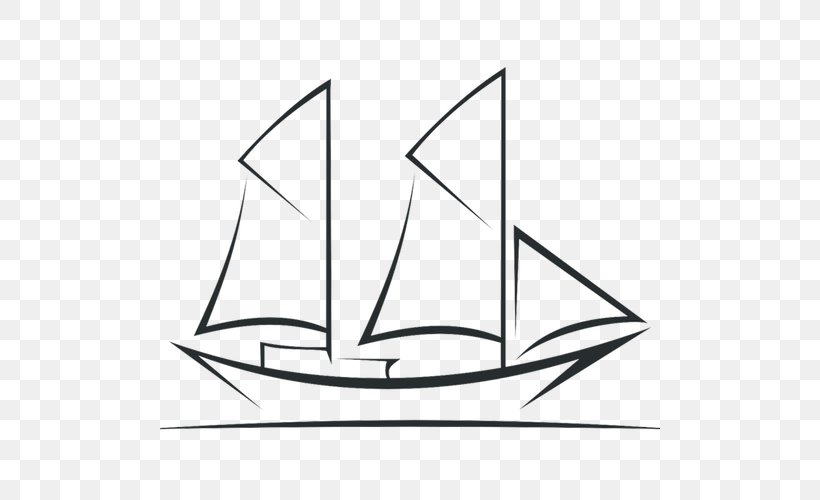 Sail Pinisi Yacht Ship Clip Art, PNG, 500x500px, Sail, Area, Black, Black And White, Boat Download Free