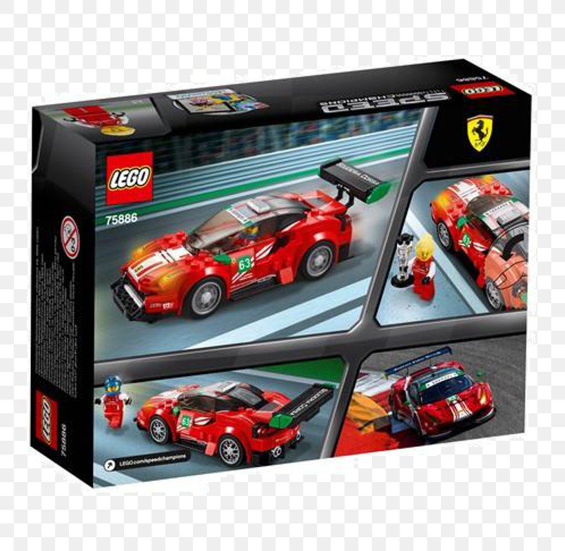Scuderia Corsa Lego Speed Champions Toy Ferrari 488 GT3, PNG, 800x800px, Scuderia Corsa, Auto Racing, Automotive Design, Car, Ferrari Download Free