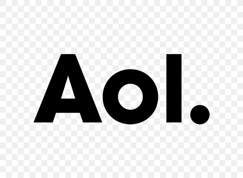 AOL Mail Logo Email Gmail, PNG, 600x600px, Aol, Aim, Aol Mail, Area, Black And White Download Free