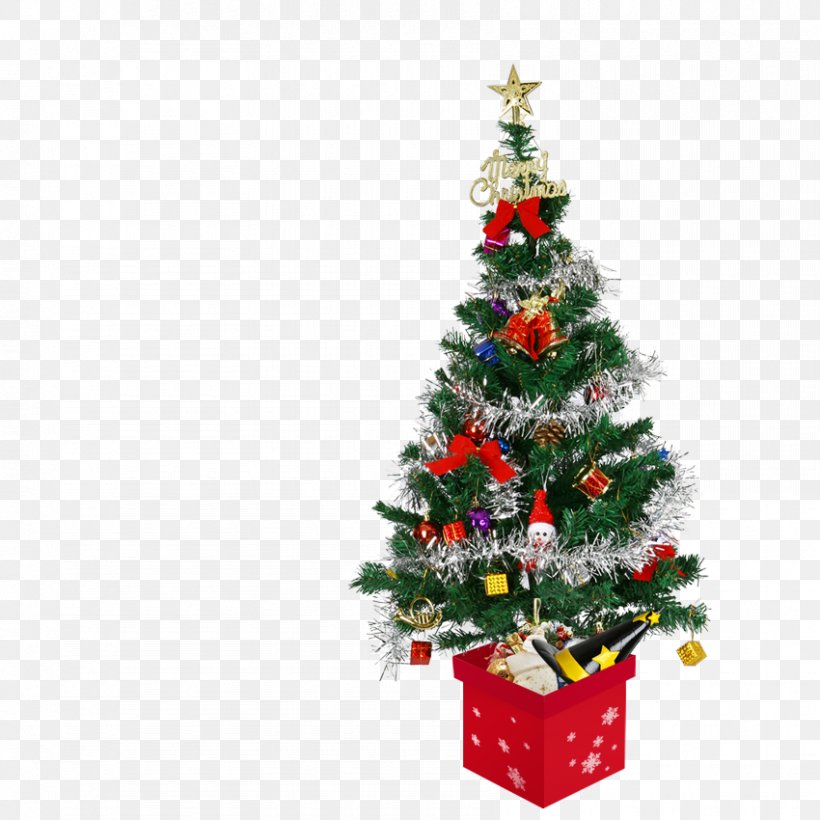 Christmas Tree Santa Claus Christmas Ornament, PNG, 850x850px, Christmas Tree, Christmas, Christmas Decoration, Christmas Gift, Christmas Ornament Download Free