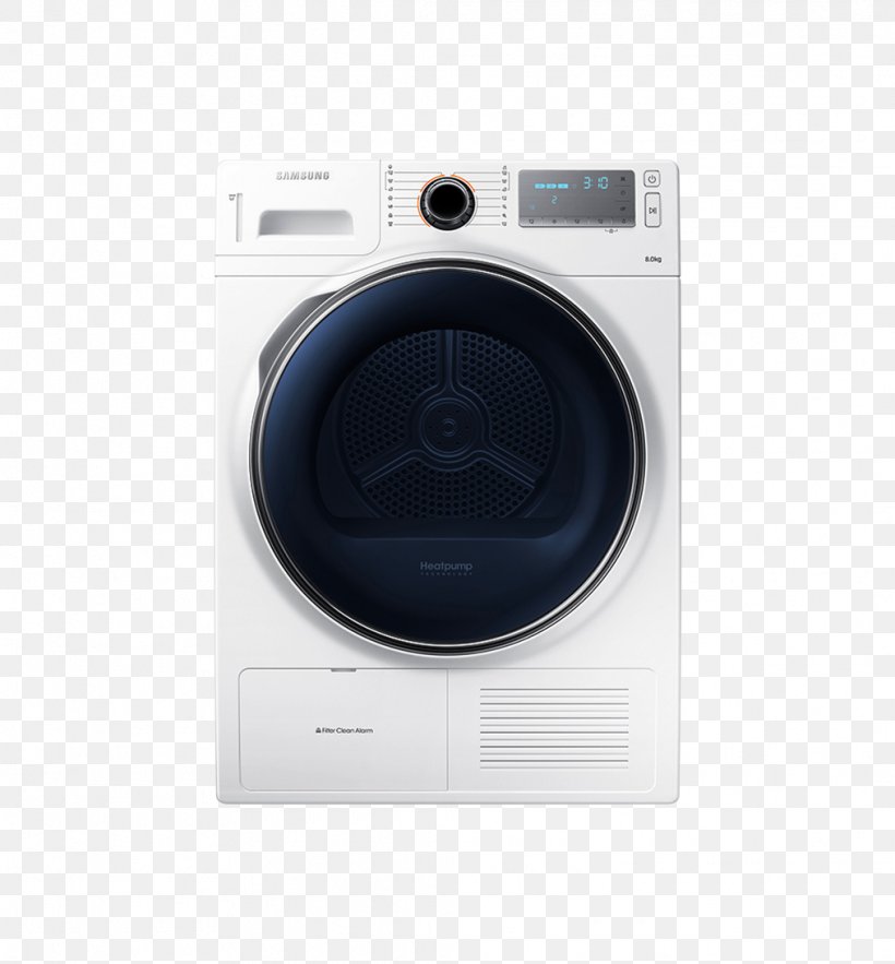 Clothes Dryer Washing Machines Heat Pump Samsung Electronics Home Appliance, PNG, 1014x1092px, Clothes Dryer, Condenser, Electronics, Hardware, Heat Pump Download Free