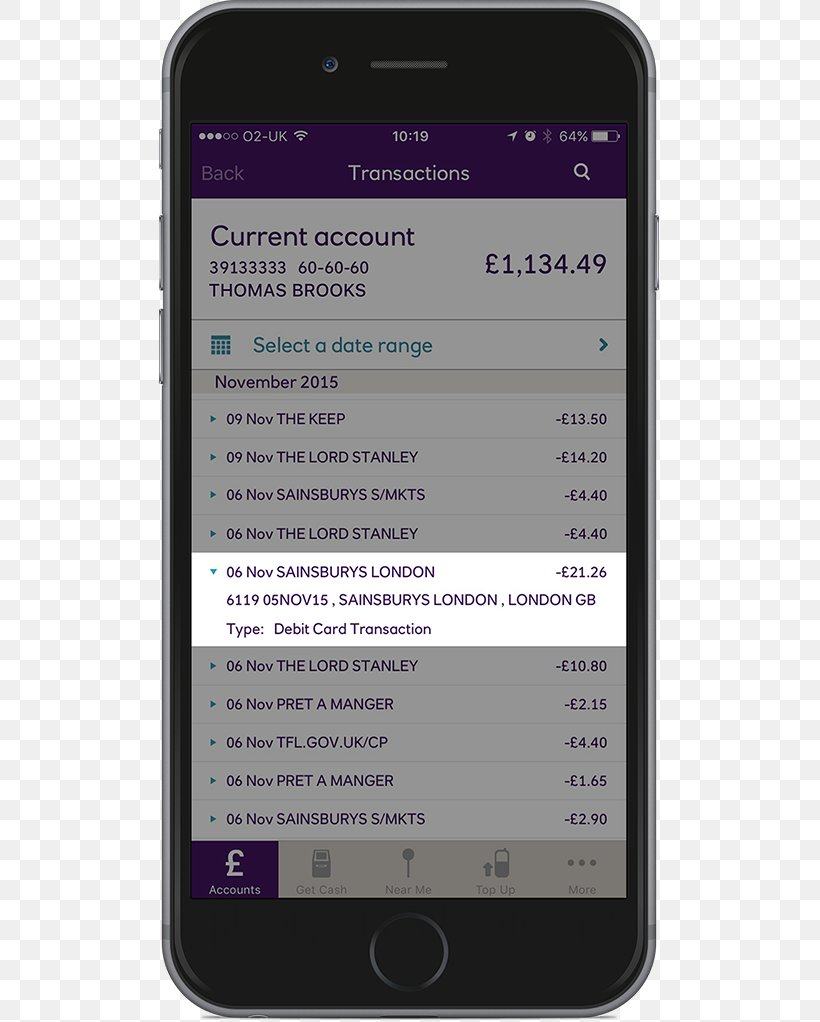 Feature Phone Smartphone Monzo Bank Mobile Phones, PNG, 600x1022px, Feature Phone, Balance, Bank, Cellular Network, Communication Device Download Free