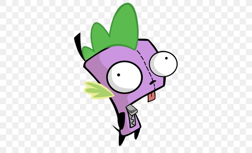 Invader Zim GIR Drawing, PNG, 500x500px, Watercolor, Cartoon, Flower, Frame, Heart Download Free