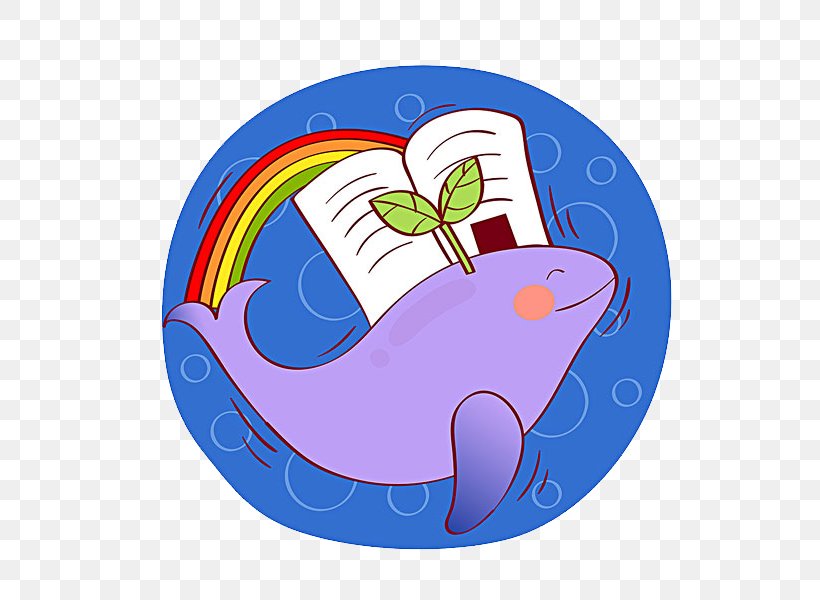 Moby-Dick Book Rainbow Illustration, PNG, 600x600px, Watercolor, Cartoon, Flower, Frame, Heart Download Free