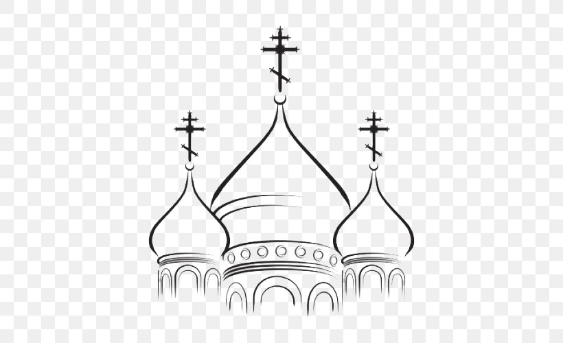 Temple Russian Orthodox Church Christian Church, PNG, 500x500px, Temple, Black And White, Buddhist Temple, Cathedral, Ceiling Fixture Download Free