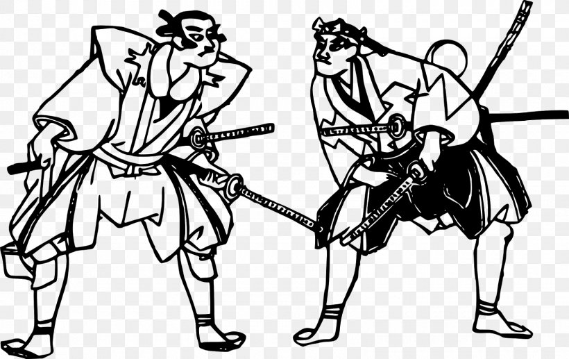 Samurai Clip Art, PNG, 1600x1010px, Samurai, Arm, Art, Artwork, Black And White Download Free