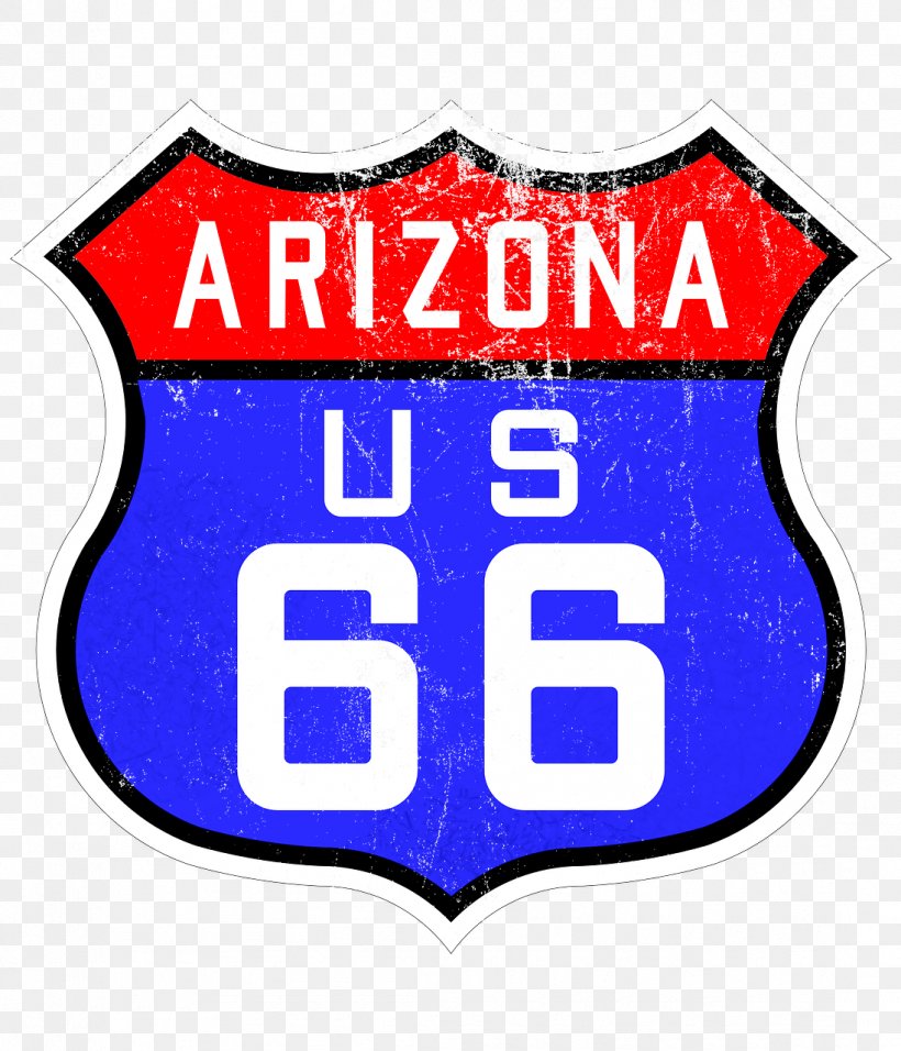 U.S. Route 66 In Arizona U.S. Route 66 In Arizona T-shirt Zazzle, PNG, 1097x1280px, Us Route 66, Area, Arizona, Blue, Brand Download Free