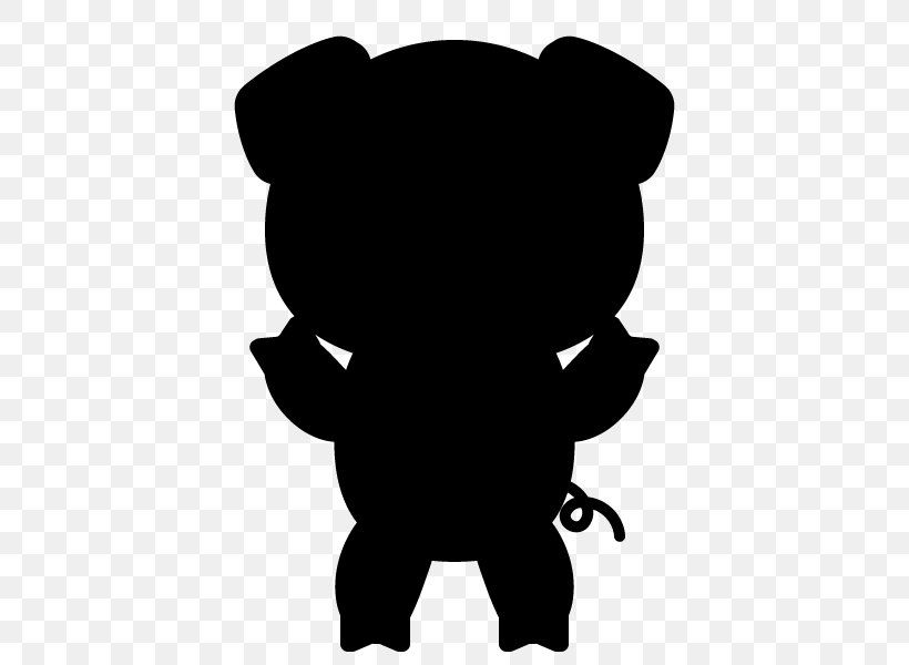 Domestic Pig Silhouette Sheep, PNG, 600x600px, Domestic Pig, Bacon, Bear, Black, Black And White Download Free