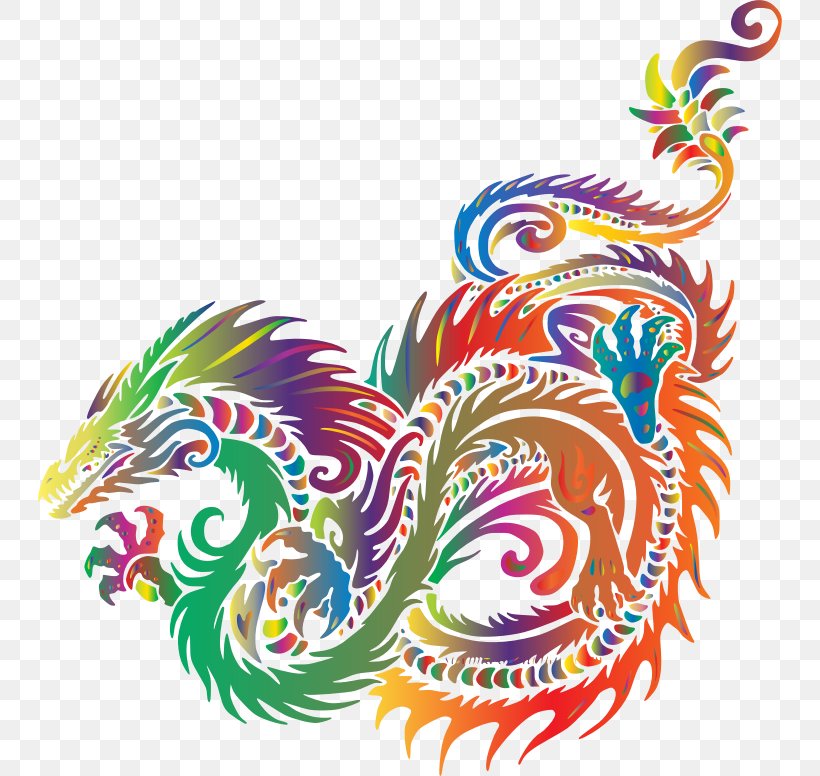 Sea Monster Dragon Clip Art, PNG, 744x776px, Sea Monster, Art, Chinese Dragon, Color, Dragon Download Free