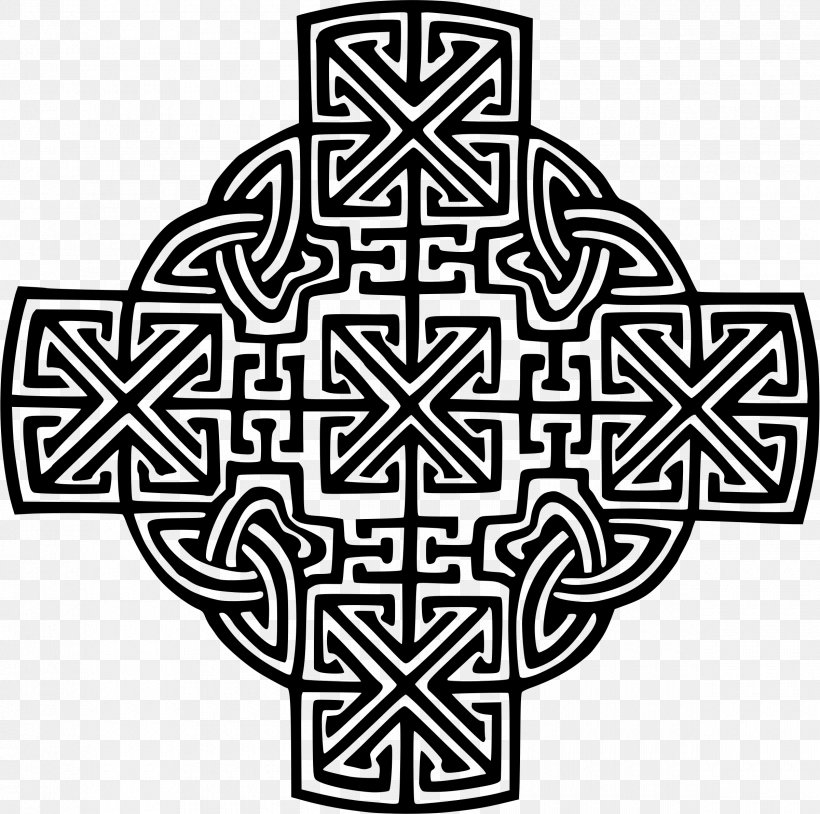 Visual Arts Celtic Knot Clip Art, PNG, 2400x2384px, Visual Arts, Area, Black And White, Celtic Harp, Celtic Knot Download Free