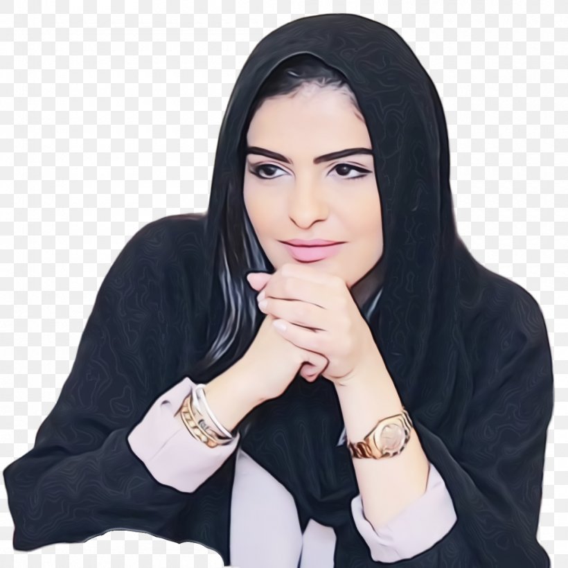 Ameera Al-Taweel Saudi Arabia Princess Video Image, PNG, 1000x1000px, Ameera Altaweel, Abaya, Alwaleed Bin Talal, Arabia, Black Hair Download Free