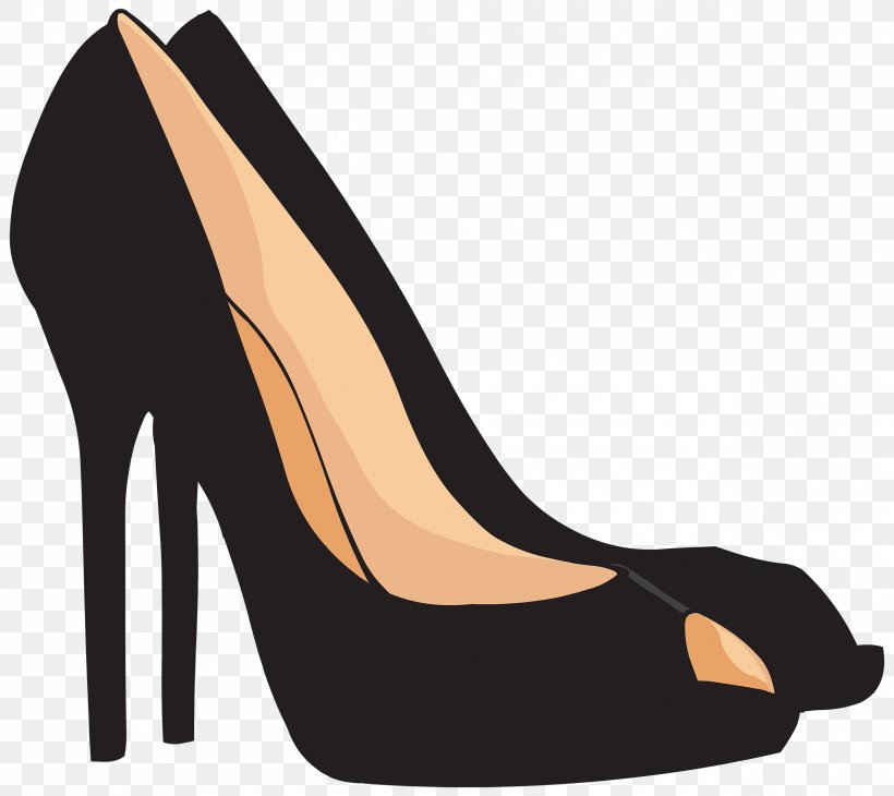High-heeled Footwear Kitten Heel Shoe Clip Art, PNG, 2500x2228px, Watercolor, Cartoon, Flower, Frame, Heart Download Free