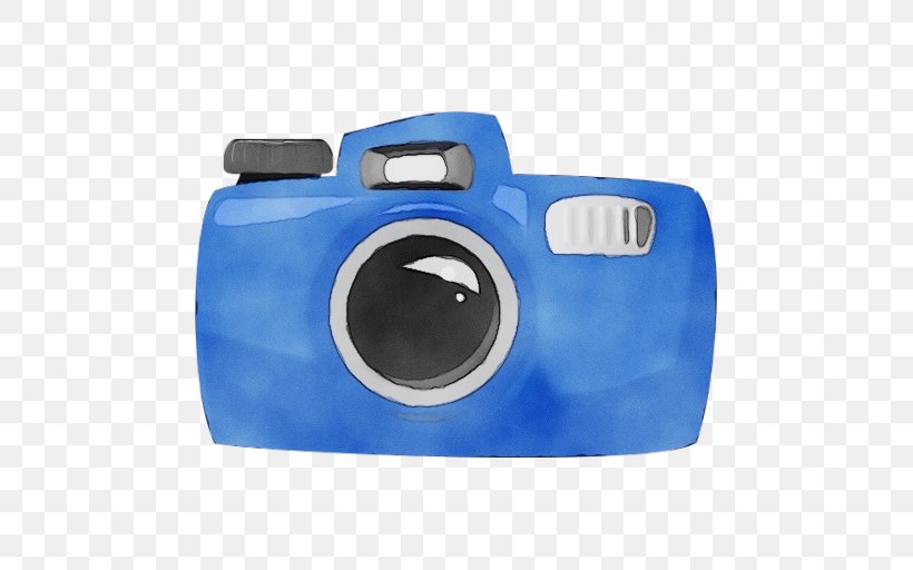 Blue Camera Digital Camera Cameras & Optics Disposable Camera, PNG, 512x512px, Watercolor, Bag, Blue, Camera, Cameras Optics Download Free