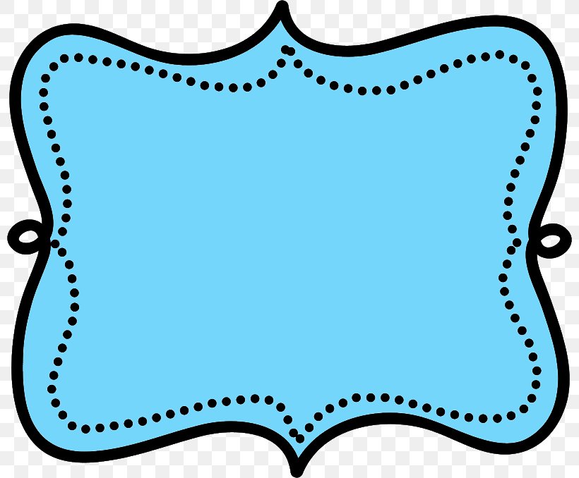 Borders And Frames Picture Frames Doodle Clip Art, PNG, 800x678px, Borders And Frames, Aqua, Area, Black And White, Doodle Download Free