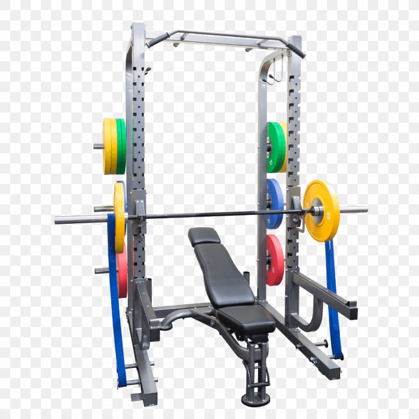 Fitness Centre Bench Power Rack Weight Training Barbell, PNG, 1000x1000px, Fitness Centre, Barbell, Bench, Bench Press, Exercise Download Free