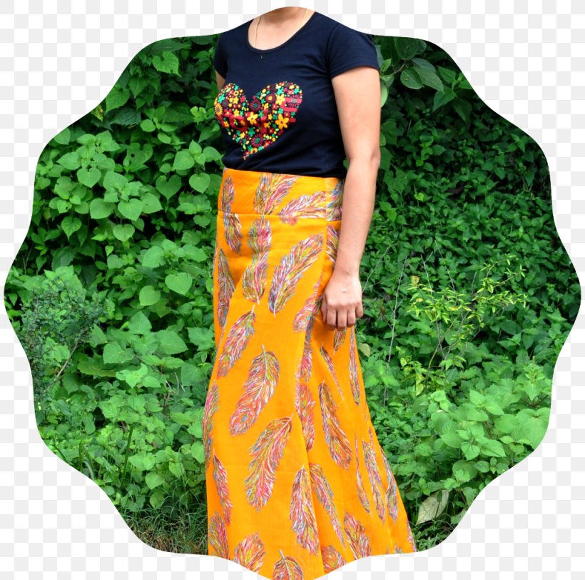 Skirt Chiffon Textile Sheer Fabric Pattern, PNG, 1024x1015px, Skirt, Bias, Chiffon, Feather, Green Download Free