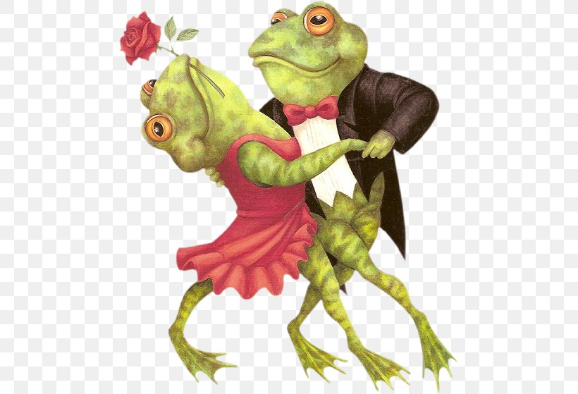 True Frog Dance American Bullfrog Toad, PNG, 483x559px, Watercolor, Cartoon, Flower, Frame, Heart Download Free