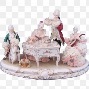 Porcelain - Volkstedt Porcelain Dresden Volkstedt Porcelain Figurine PNG